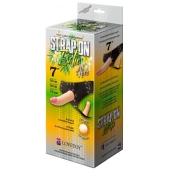 Пояс-трусики с 2 насадками Exotic-Alice - 18 см. - LOVETOY (А-Полимер) - купить с доставкой в Ноябрьске