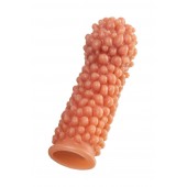 Телесная насадка с мягкими пузырьками - 16,5 см. - KOKOS - в Ноябрьске купить с доставкой