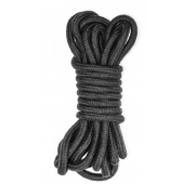 Черная веревка Do Not Disturb - 5 м. - Lola Games - купить с доставкой в Ноябрьске