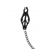 Зажимы на соски Darkside с цепочкой - Lola Games - купить с доставкой в Ноябрьске