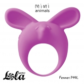 Фиолетовое эрекционное кольцо Fennec Phil - Lola Games - в Ноябрьске купить с доставкой