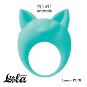 Зеленое эрекционное кольцо Lemur Remi - Lola Games - в Ноябрьске купить с доставкой