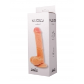 Телесный фаллоимитатор на присоске Ardent - 19,5 см. - Lola Games