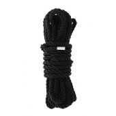 Черная веревка для шибари DELUXE BONDAGE ROPE - 5 м. - Dream Toys - купить с доставкой в Ноябрьске