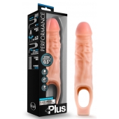 Телесный реалистичный фаллоудлинитель 9 Inch Silicone Cock Sheath Penis Extender - 22,86 см. - Blush Novelties - в Ноябрьске купить с доставкой