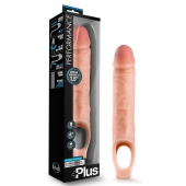 Телесный реалистичный фаллоудлинитель 10 Inch Silicone Cock Sheath Penis Extender - 25,4 см. - Blush Novelties - в Ноябрьске купить с доставкой