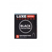 Черные презервативы LUXE Royal Black Collection - 3 шт. - Luxe - купить с доставкой в Ноябрьске