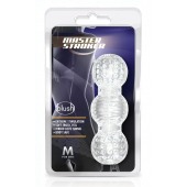 Прозрачный фигурный мастурбатор Master Stroker - Blush Novelties - в Ноябрьске купить с доставкой