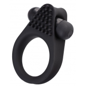 Черное эрекционное виброкольцо Brid с шипиками - A-toys - в Ноябрьске купить с доставкой