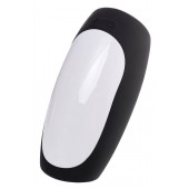 Черно-белый перезаряжаемый мастурбатор Erotist Hailstorm - Erotist Adult Toys - в Ноябрьске купить с доставкой