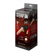 Пояс-трусики Soft-Dolli с 2 насадками - 18 см. - LOVETOY (А-Полимер) - купить с доставкой в Ноябрьске