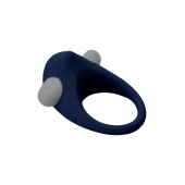 Гладкое синее эрекционное виброкольцо STIMU RING - Dream Toys - в Ноябрьске купить с доставкой