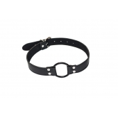 Черный кляп-кольцо Modesty - Lola Games - купить с доставкой в Ноябрьске