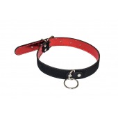 Черно-красный ошейник Cabaret - Lola Games - купить с доставкой в Ноябрьске
