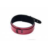 Бордовый ошейник Eccentric - Lola Games - купить с доставкой в Ноябрьске