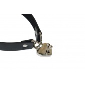 Черный ошейник Utopia с замком и ключиком - Lola Games - купить с доставкой в Ноябрьске
