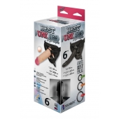 Пояс харнесс BEST UNI strap с 2 сменными насадками - 18,5 и 16 см. - LOVETOY (А-Полимер) - купить с доставкой в Ноябрьске