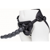 Пояс харнесс BEST UNI strap с 2 насадками - 18 и 22 см. - LOVETOY (А-Полимер) - купить с доставкой в Ноябрьске