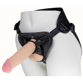 Пояс харнесс BEST UNI strap с 2 насадками - 18 и 22 см. - LOVETOY (А-Полимер) - купить с доставкой в Ноябрьске