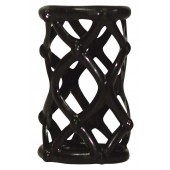 Чёрная насадка-сетка на пенис Orgasmus Wunder - Orion - в Ноябрьске купить с доставкой