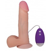 Телесный вибромассажёр-реалистик BEST COCK 6  - 19 см. - LOVETOY (А-Полимер)