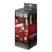 Вибрострапон Woman Midi с вагинальной пробкой - 22 см. - LOVETOY (А-Полимер) - купить с доставкой в Ноябрьске