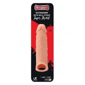 Телесная насадка EXTENDER WITH BALL STRAP 6.5 - 17 см. - Dream Toys - в Ноябрьске купить с доставкой