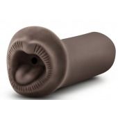 Коричневый мастурбатор-ротик Naughty Nicole - Blush Novelties - в Ноябрьске купить с доставкой