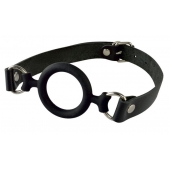 Черный кляп-рамка на регулируемых ремешках - Sitabella - купить с доставкой в Ноябрьске