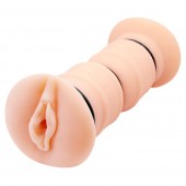 Телесный вибромастурбатор-вагина Michelle - Baile - в Ноябрьске купить с доставкой