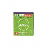 Гладкие презервативы LUXE Royal Classic - 3 шт. - Luxe - купить с доставкой в Ноябрьске