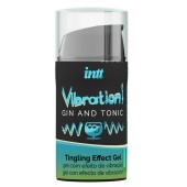 Жидкий интимный гель с эффектом вибрации Vibration! Gin   Tonic - 15 мл. - INTT - купить с доставкой в Ноябрьске