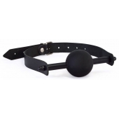 Черный кляп с шариком-трензелем - Sitabella - купить с доставкой в Ноябрьске