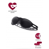 Черная плотная силиконовая маска - ToyFa - купить с доставкой в Ноябрьске