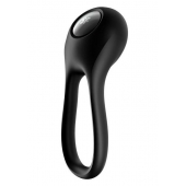 Черное эрекционное виброкольцо Majestic Duo - Satisfyer - в Ноябрьске купить с доставкой