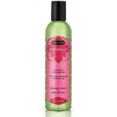 Массажное масло Naturals Strawberry Dreams с ароматом клубники - 236 мл. - Kama Sutra - купить с доставкой в Ноябрьске