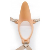 Телесный эректор-ложечка с фиксацией на ремешках MEN STYLE - LOVETOY (А-Полимер) - в Ноябрьске купить с доставкой