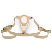 Телесный эректор-ложечка с фиксацией на ремешках MEN STYLE - LOVETOY (А-Полимер) - в Ноябрьске купить с доставкой