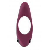 Бордовое эрекционное виброкольцо Lunar - Lola Games - в Ноябрьске купить с доставкой