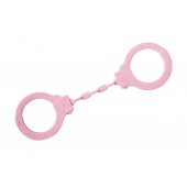 Розовые силиконовые поножи Limitation - Lola Games - купить с доставкой в Ноябрьске