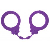 Фиолетовые силиконовые поножи Limitation - Lola Games - купить с доставкой в Ноябрьске