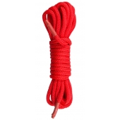 Красная веревка для связывания Nylon Rope - 5 м. - Easy toys - купить с доставкой в Ноябрьске