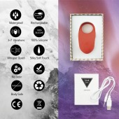 Красное кольцо с вибрацией Thor Cockring - FeelzToys - в Ноябрьске купить с доставкой