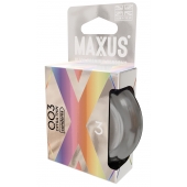 Экстремально тонкие презервативы в железном кейсе MAXUS Extreme Thin - 3 шт. - Maxus - купить с доставкой в Ноябрьске