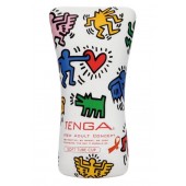 Мастурбатор-туба Keith Haring Soft Tube CUP - Tenga - в Ноябрьске купить с доставкой