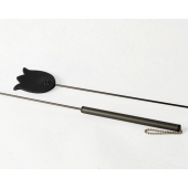 Черный стек  Тюльпан  - 60 см. - Sitabella - купить с доставкой в Ноябрьске