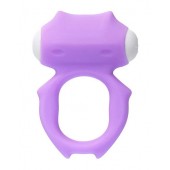 Фиолетовое виброкольцо на пенис Zort - A-toys - в Ноябрьске купить с доставкой