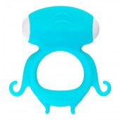 Голубое виброкольцо на пенис Sair - A-toys - в Ноябрьске купить с доставкой