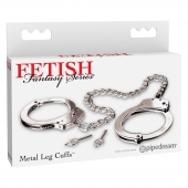 Металлические наручники Metal Leg Cuffs - Pipedream - купить с доставкой в Ноябрьске