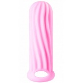 Розовый фаллоудлинитель Homme Wide - 13 см. - Lola Games - в Ноябрьске купить с доставкой